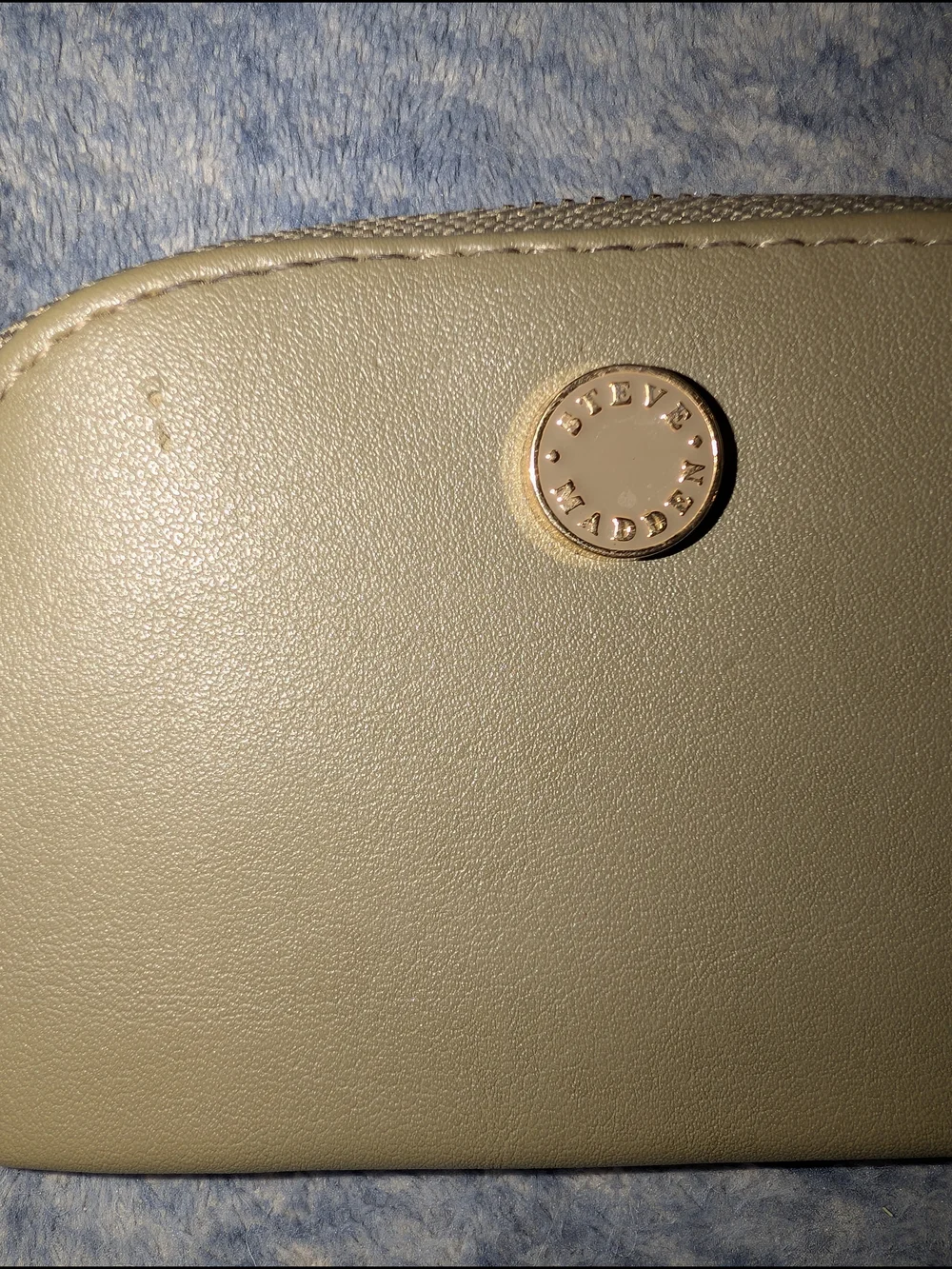 Steve Madden Olive Cardholder & Coin Pouch Set with Strap